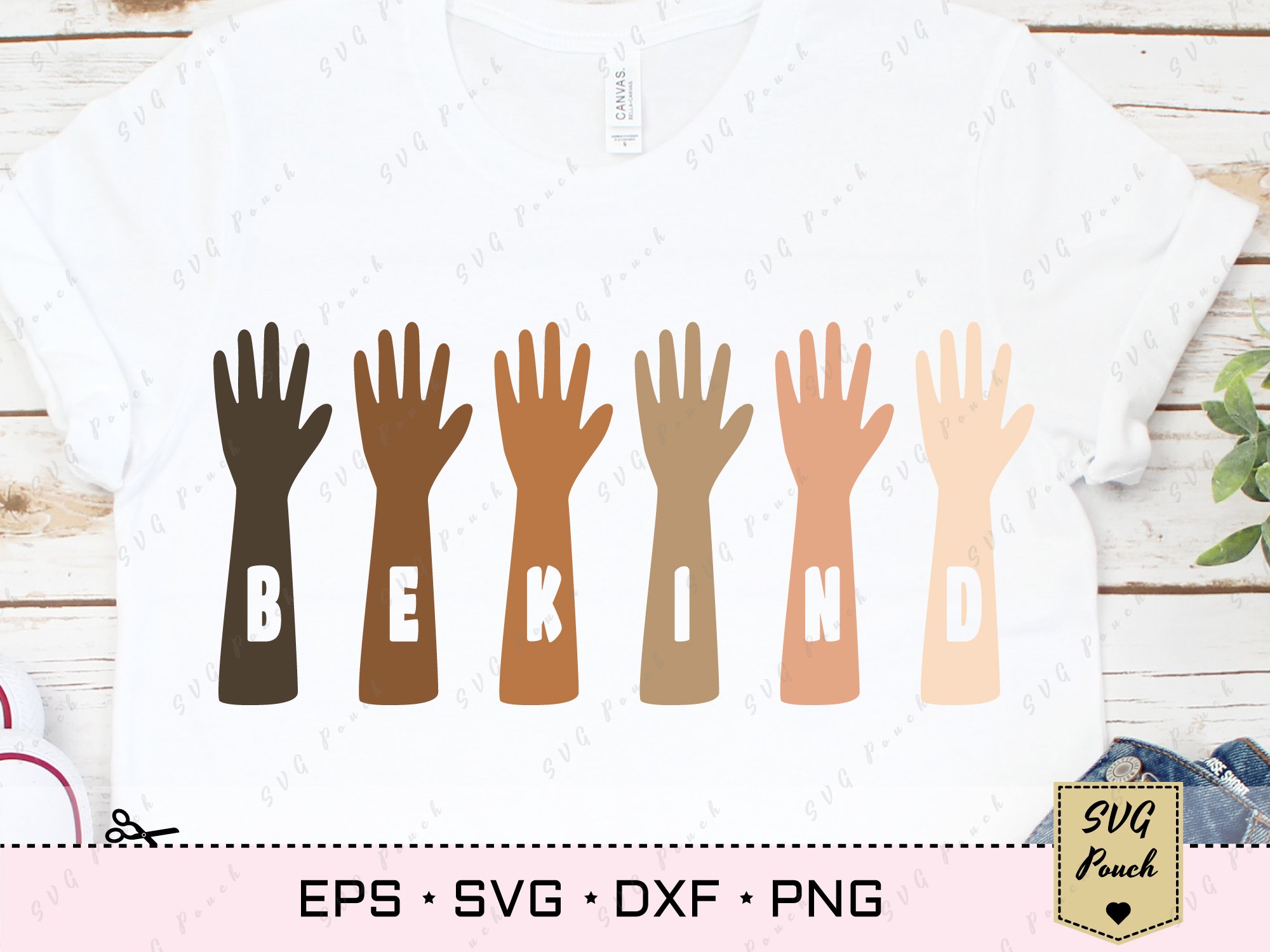 Be Kind Hands SVG (660743) Cut Files Design Bundles