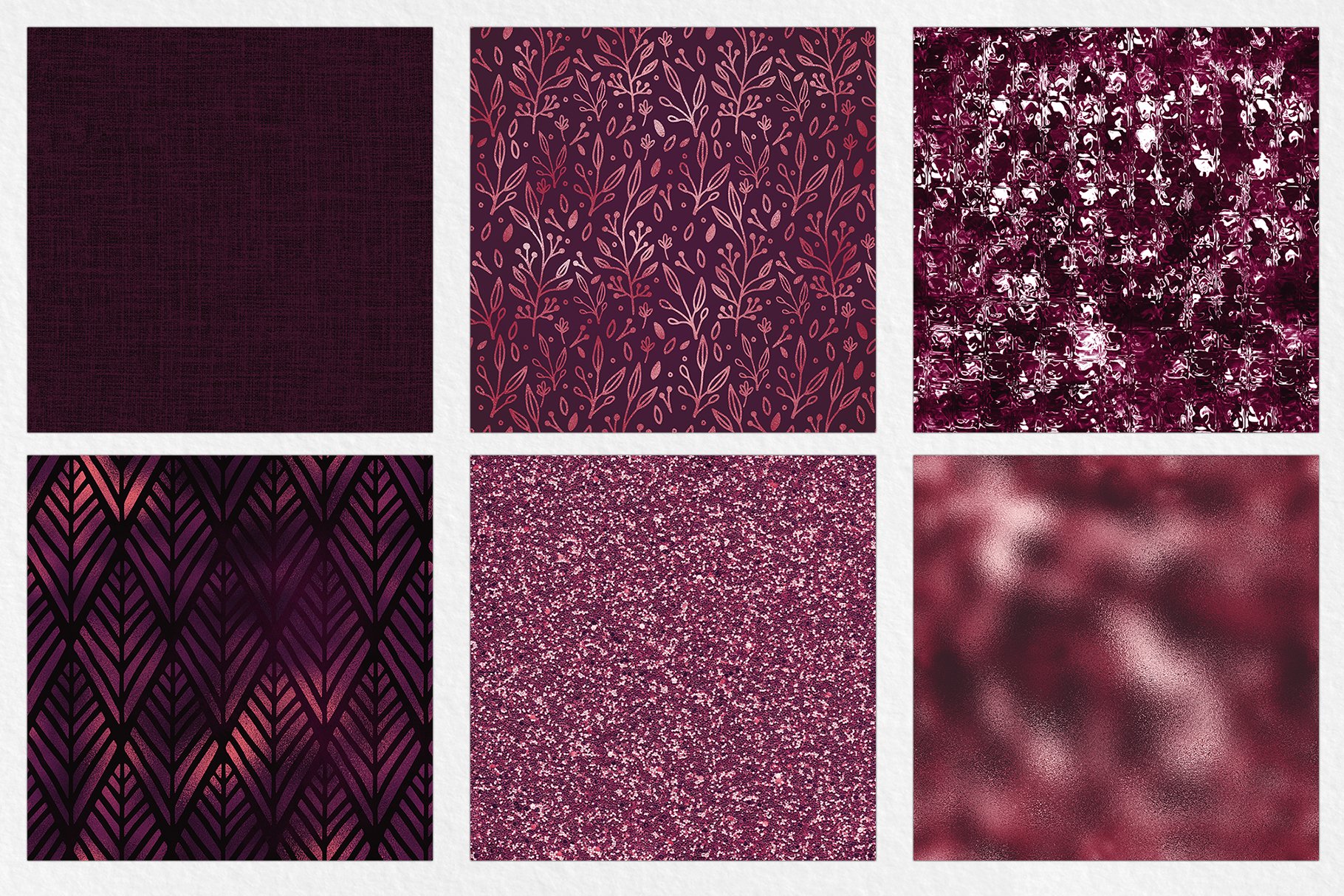 Pomegranate Digital Paper Pack