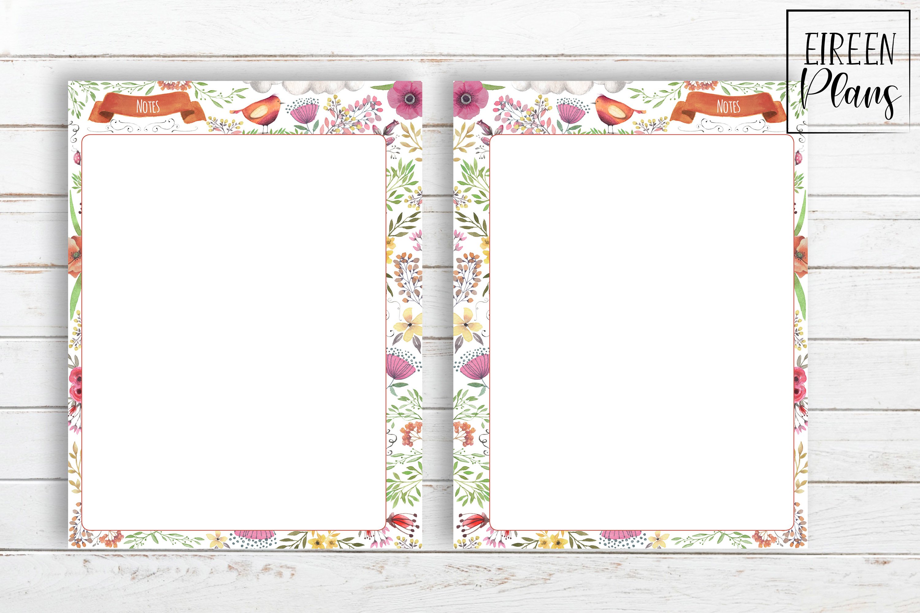 Notes Printable for Classic Happy Planner (234970) | Inserts | Design ...