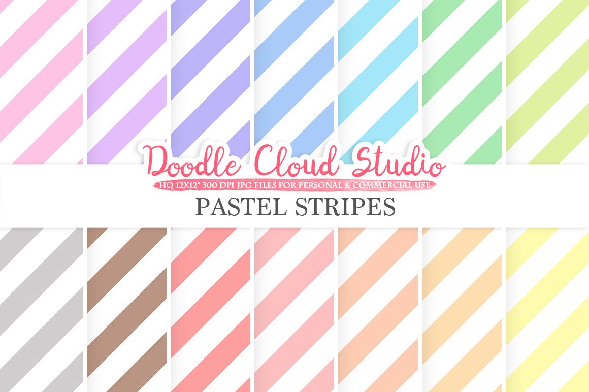 Stripey Pattern Striped Seamless Paper Instant Download Pastel Fall Thin Horizontal Stripes Digital Paper Commercial Use Autumn Stripes