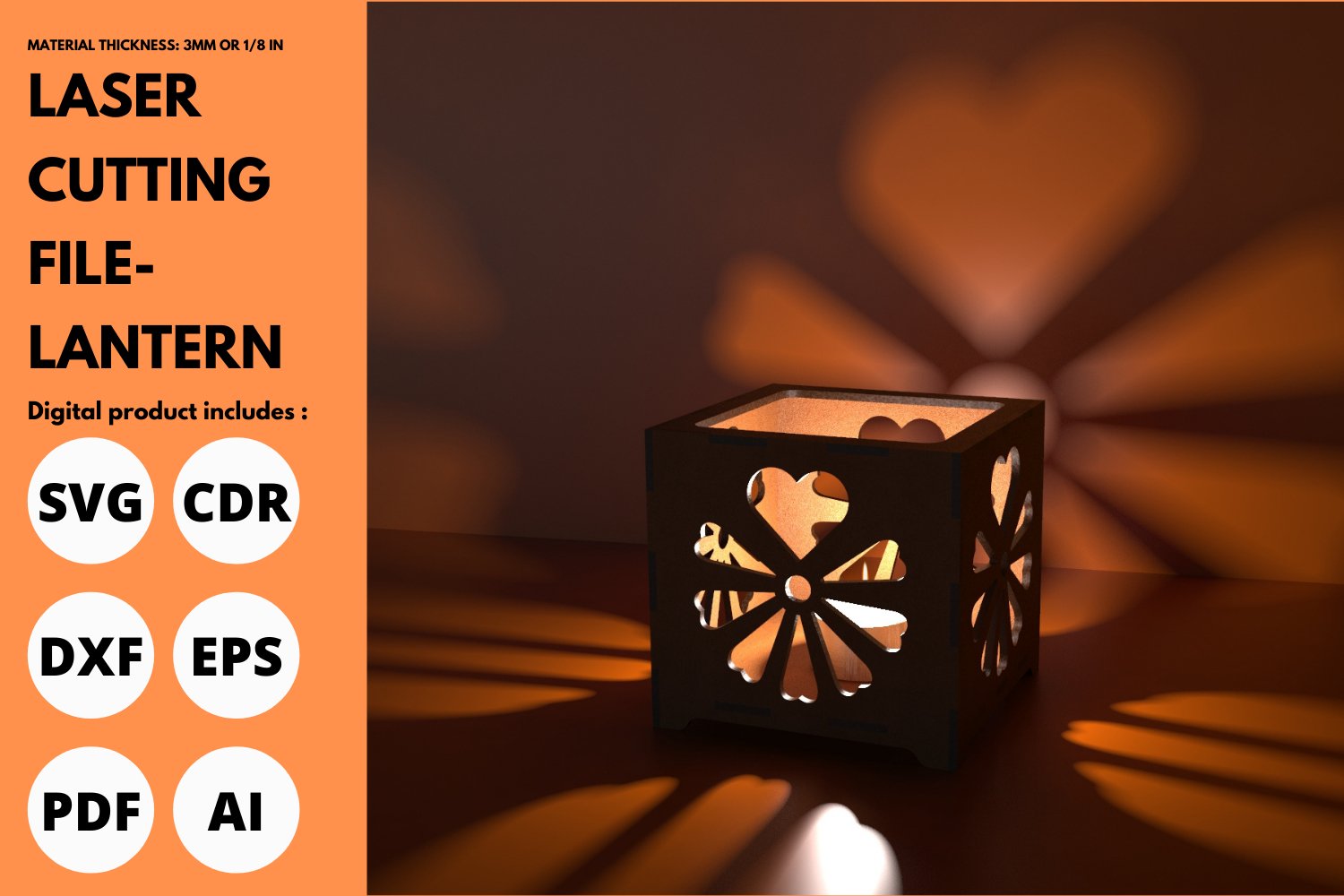 Lantern laser cutting file