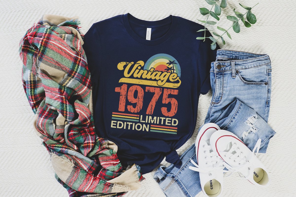 Limited Edition 1975 September 45 Years Camicia Donna Con Scollo A V - Ricamo Originale Fatto A Mano In Europa - 3