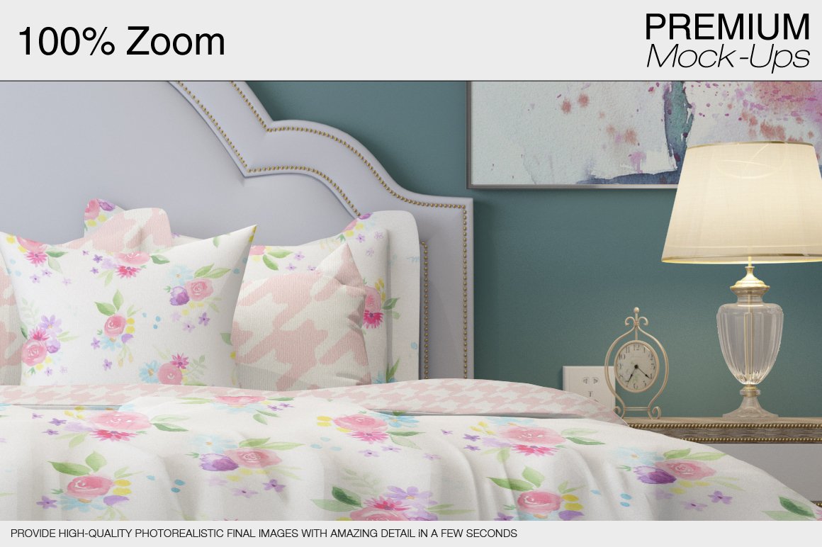 Bedding Mockup Set example image 7