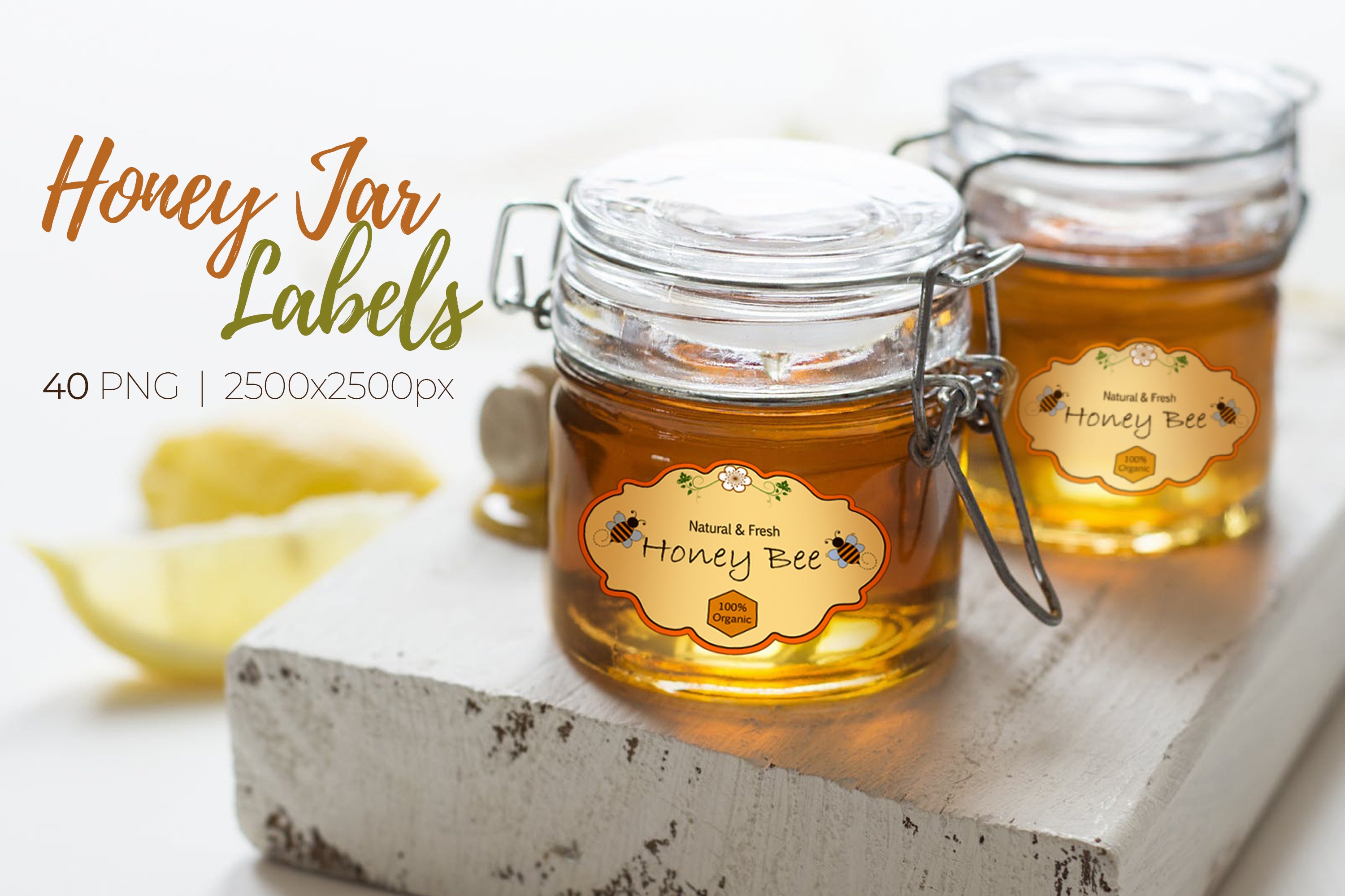 Honey Jar Labels Template Free