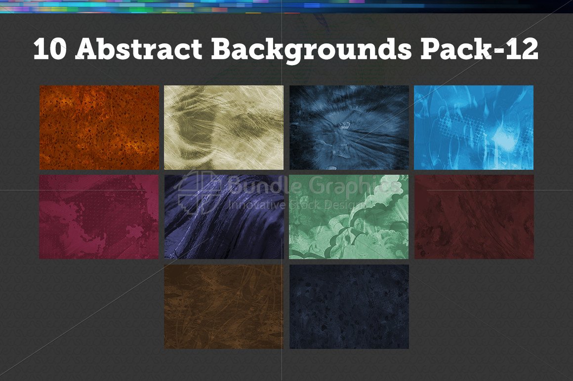10 Abstract Backgrounds – Pack-12 (4961) | Backgrounds | Design Bundles