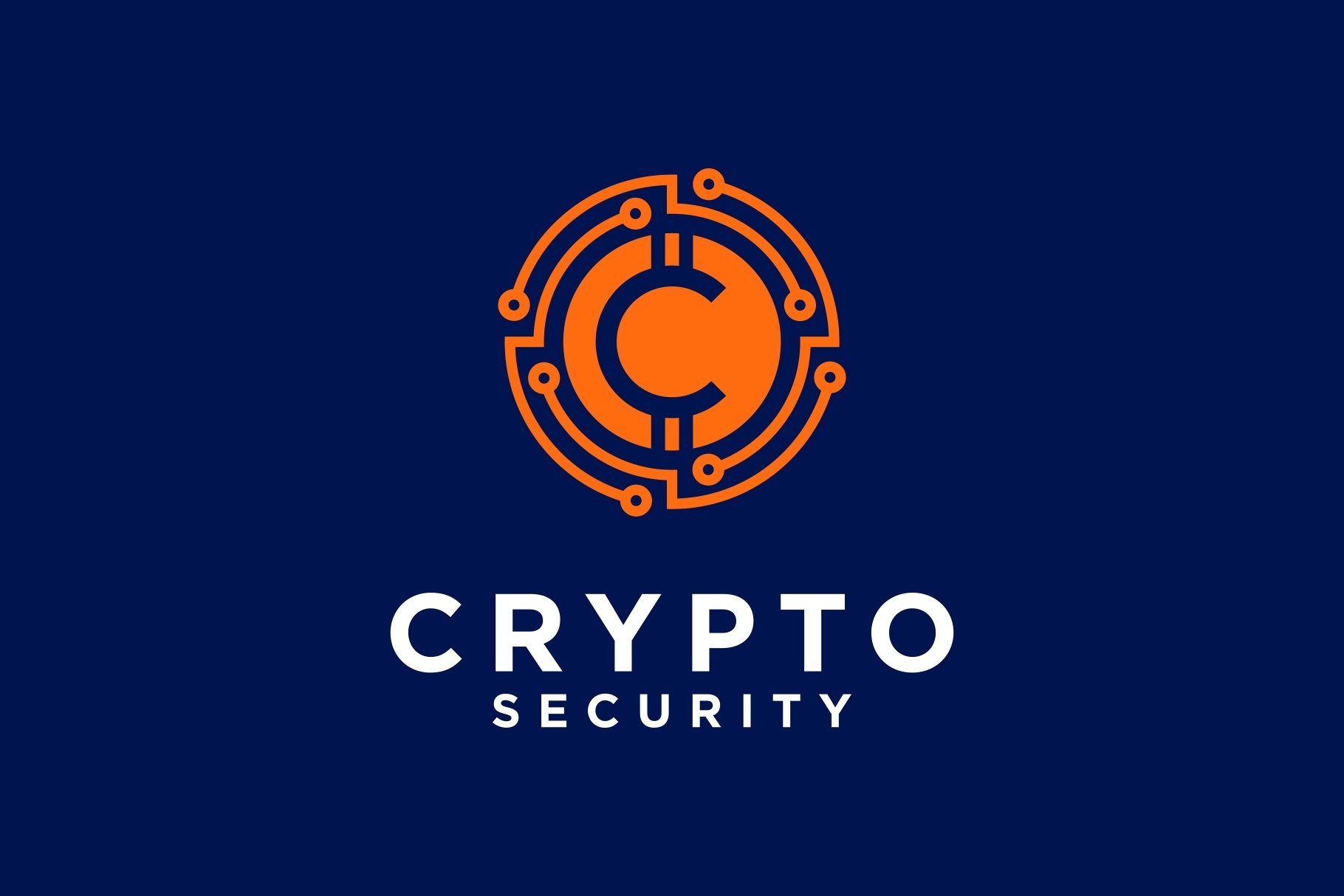 Letter C Crypto Currency Coin Logo Design
