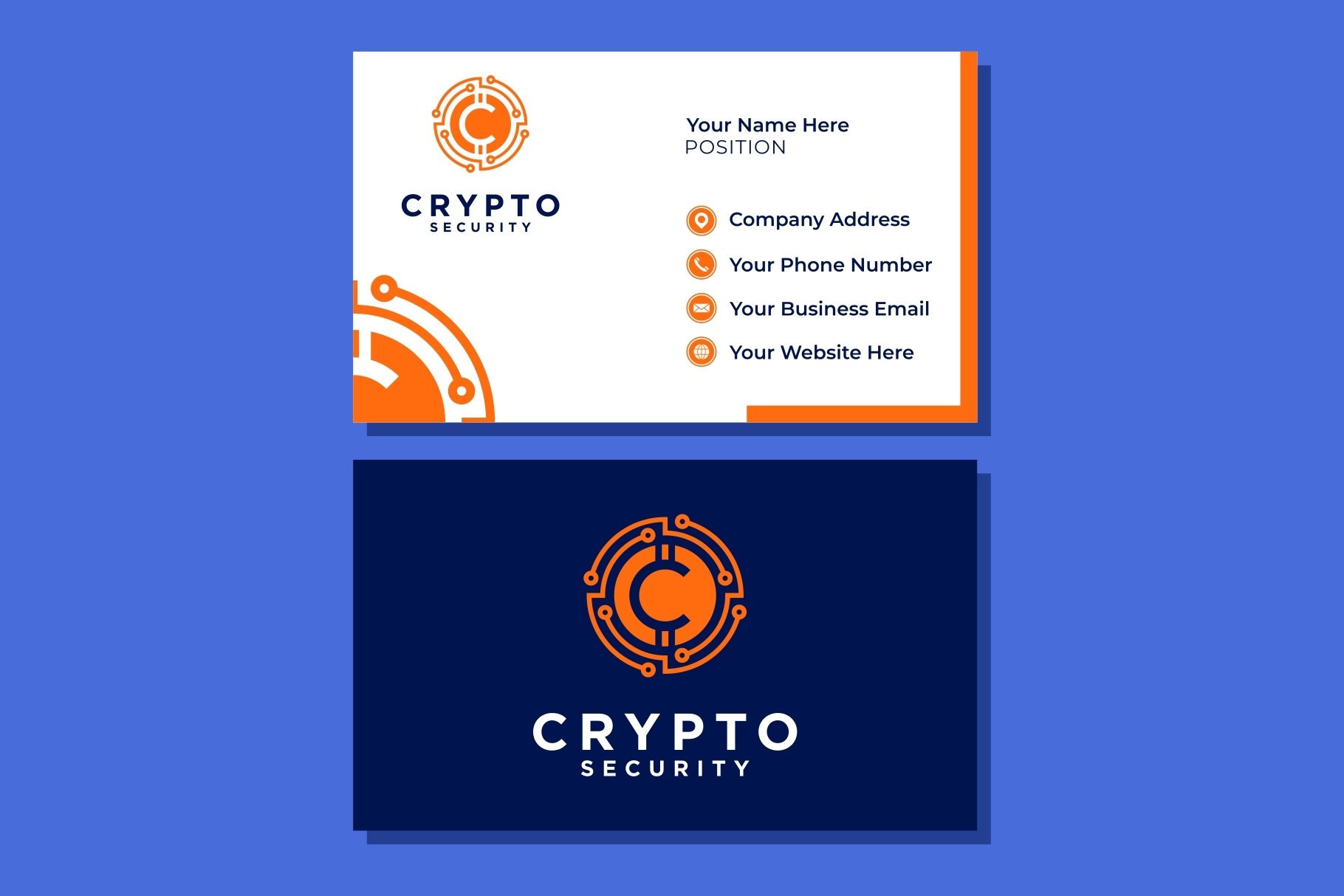 Letter C Crypto Currency Coin Logo Design