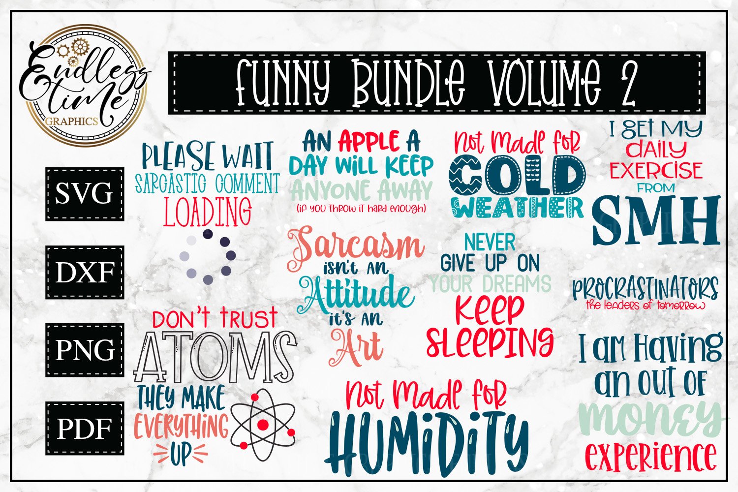 Funny Bundle Volume II - A Humorous Little SVG (391350)
