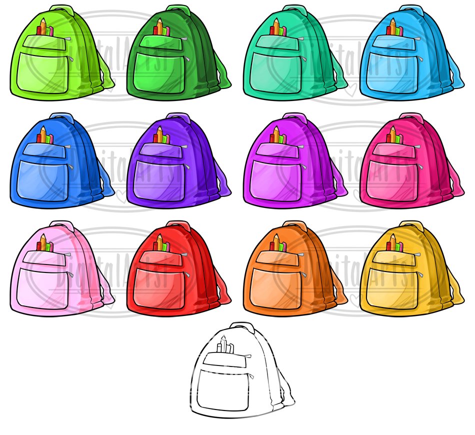 kawaii clear backpack