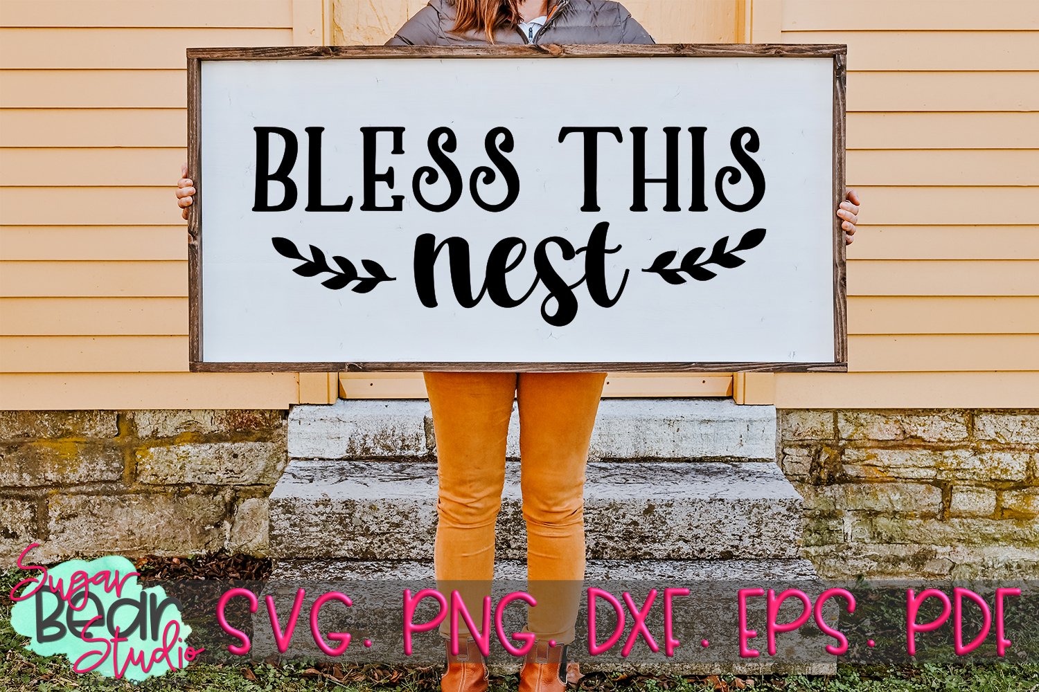 Bless This Nest - A Quote SVG