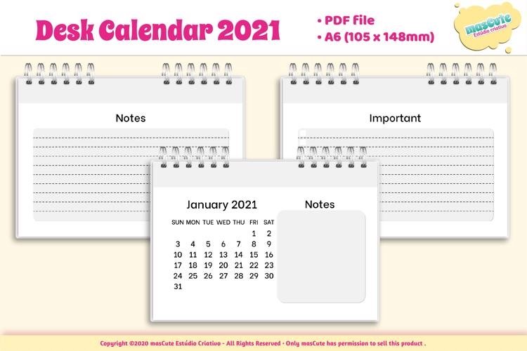 Download Desk Calendar 2021 Template 1007741 Inserts Design Bundles
