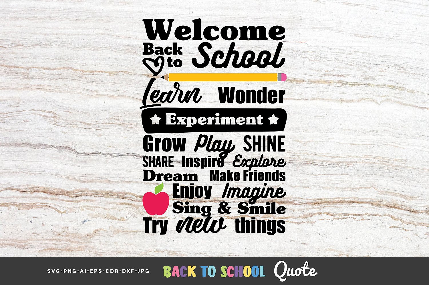 Welcome Back To School Quote 718979 Cut Files Design Bundles Welcome Back To School Quote 718979 Cut Files Design Bundles