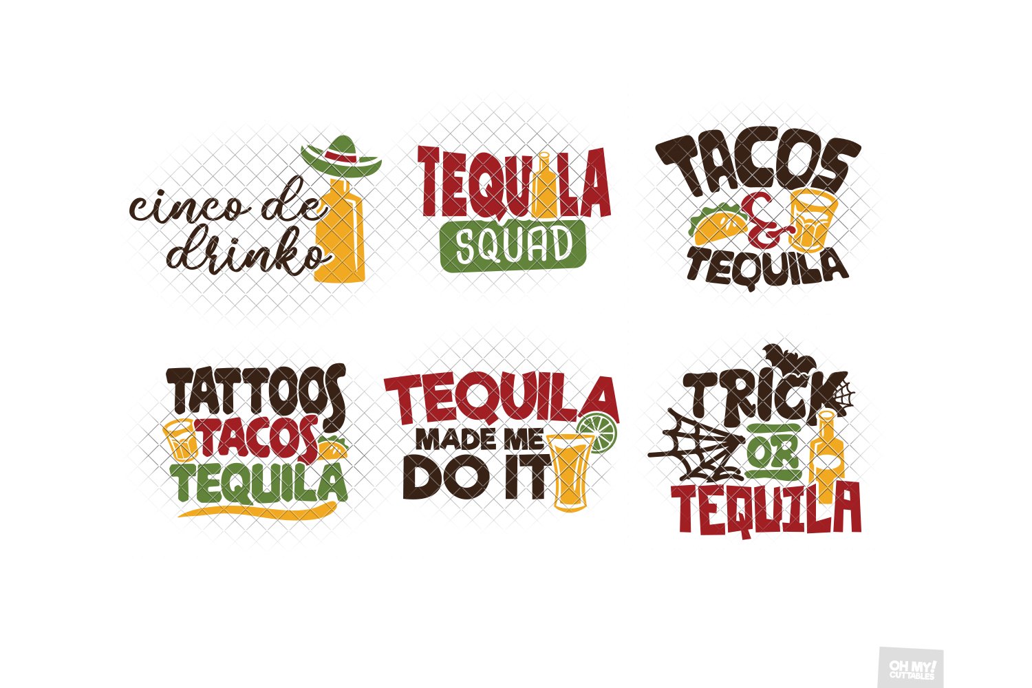 Tequila SVG Quotes Phrases in SVG, DXF, PNG, EPS, JPG (294487) Cut