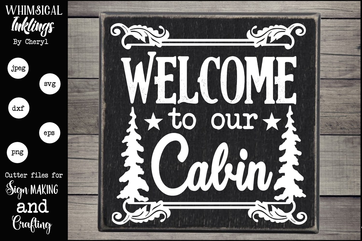 Welcome To Our Cabin 2 SVG (179798) | SVGs | Design Bundles