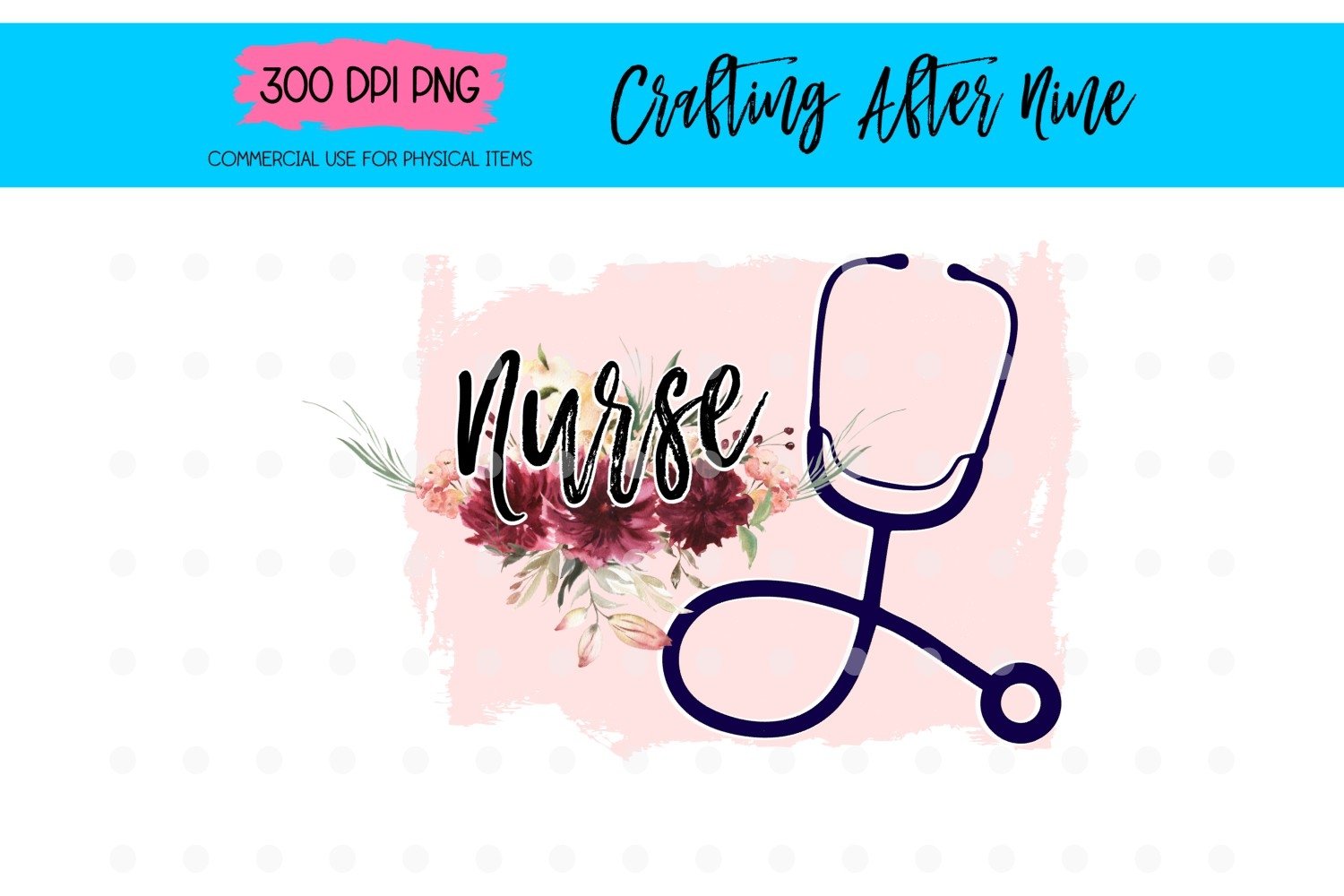 Nurse Floral Sublimation Designs, RN LPN Sub Transfer (320650) |  Sublimation | Design Bundles
