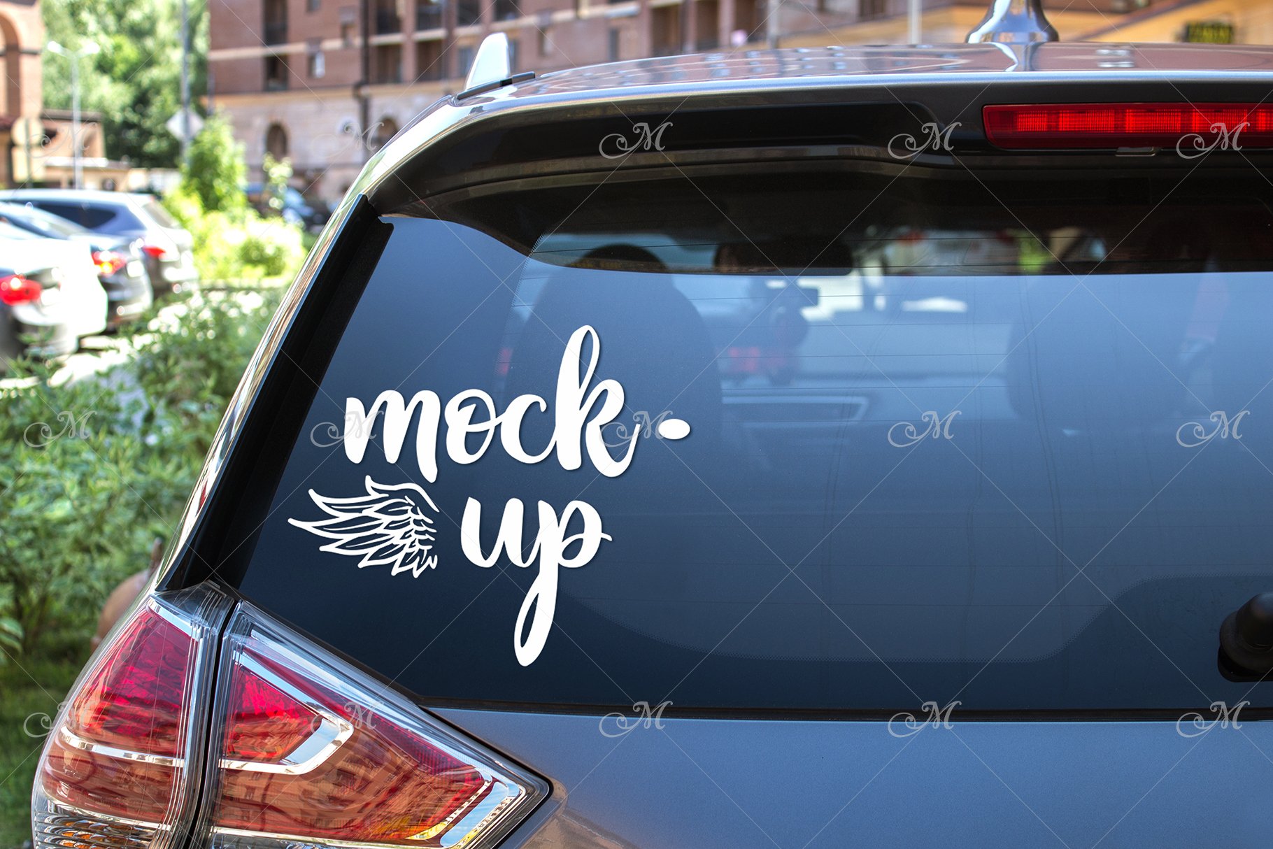 Download Car Rear Window. Mockups Bundle (580200) | Products | Design Bundles