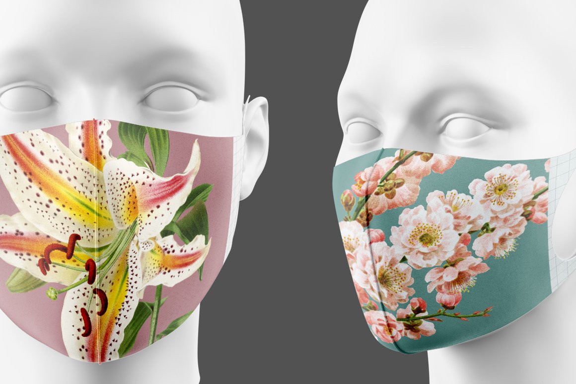 Face Mask Designs Sublimation (800635) Sublimation Design Bundles