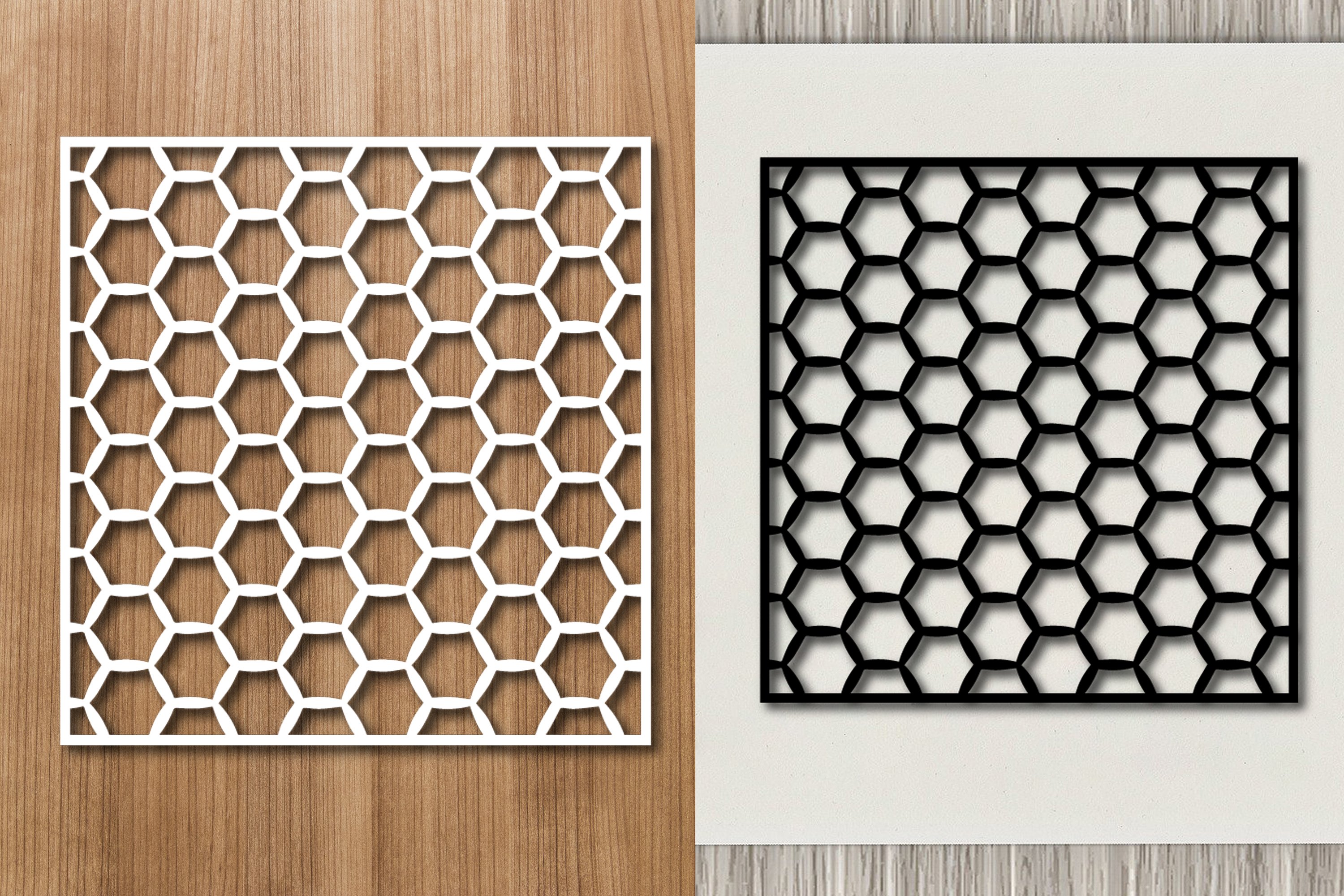 Pattern Stencil Paper Template Design