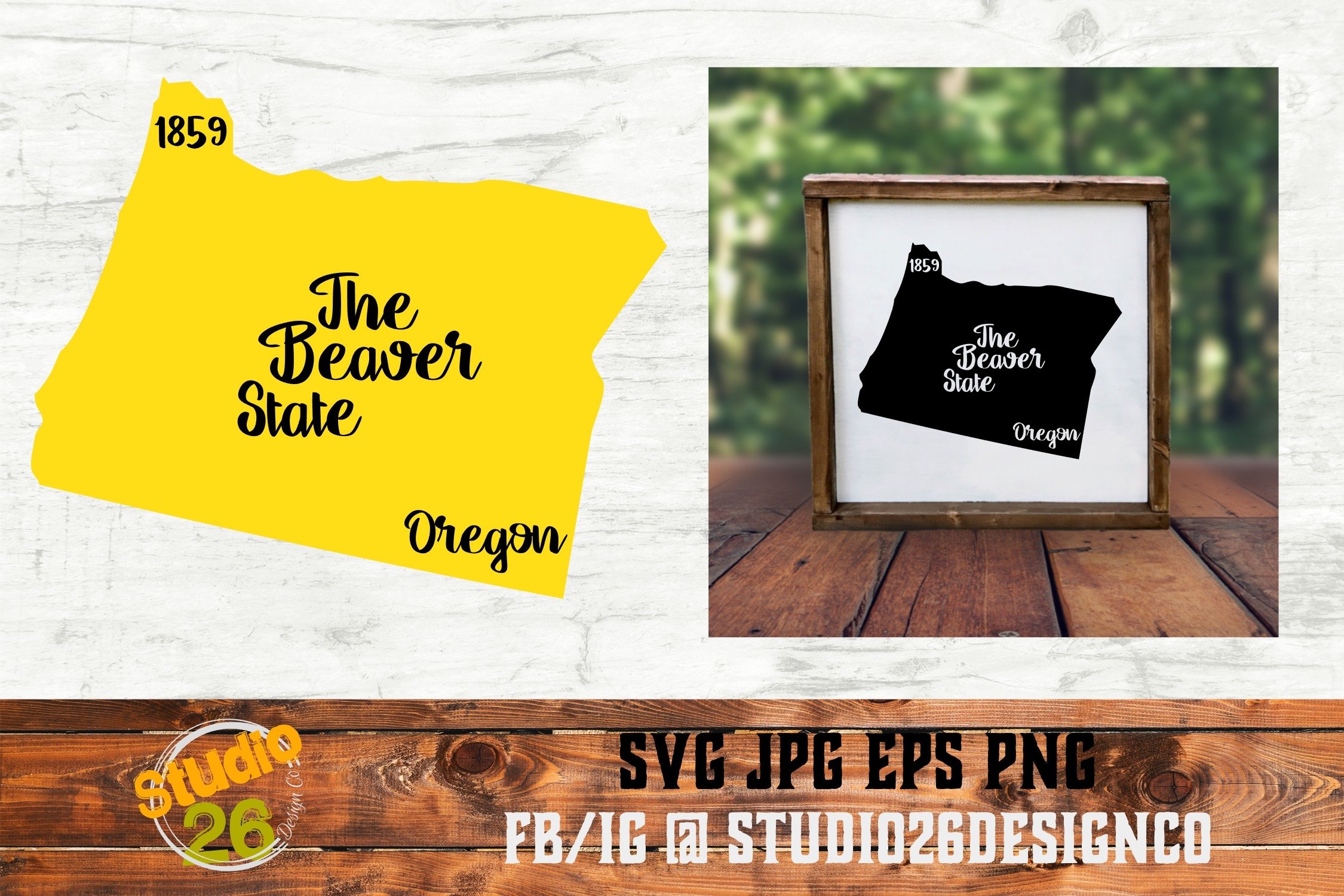 Oregon State Nickname & EST Year 2 Files SVG PNG EPS (264118