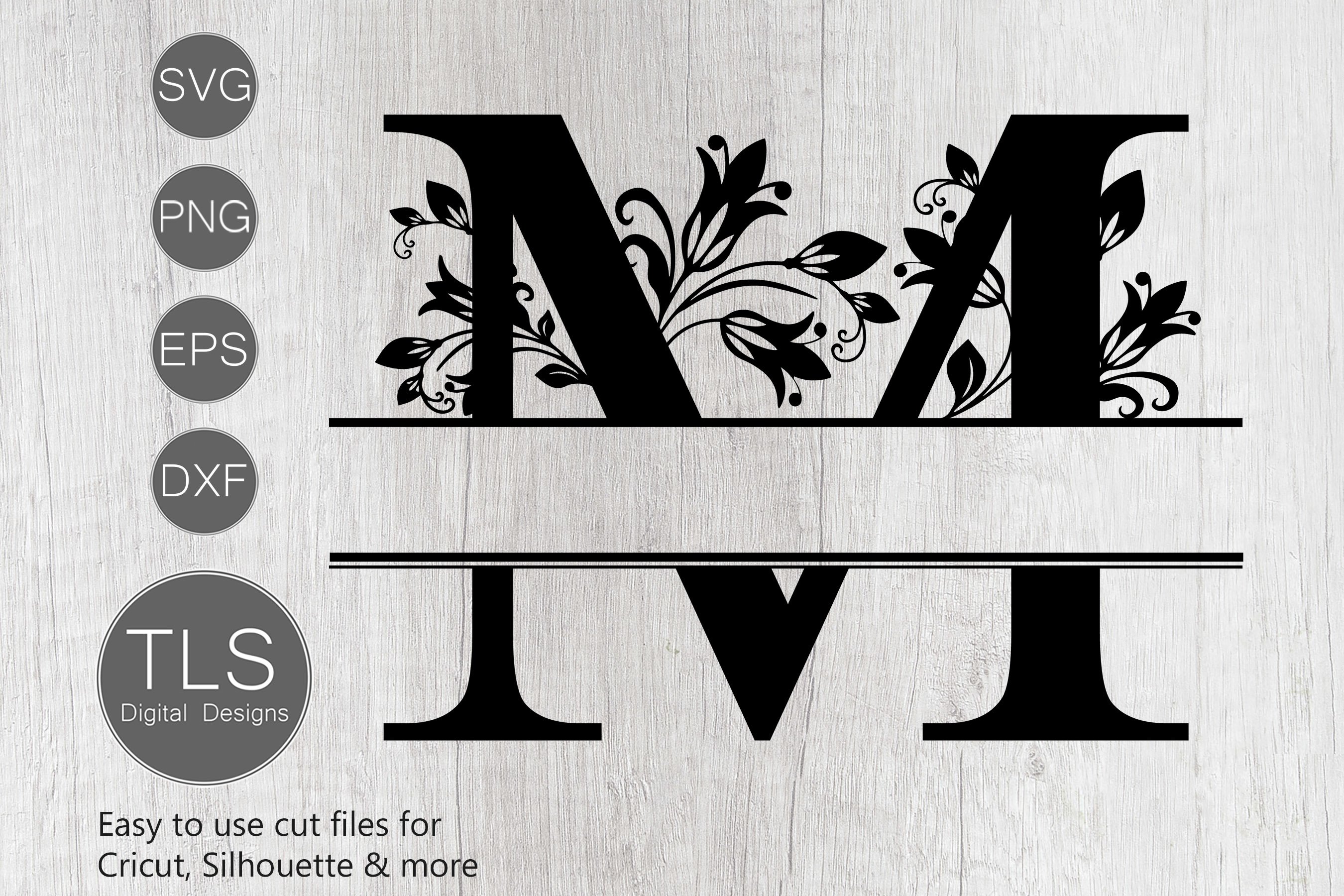 Monogram Letter M Fancy