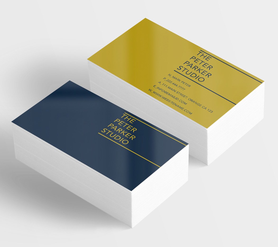 Rich colors elegant business card (53821) Business Cards Design Bundles