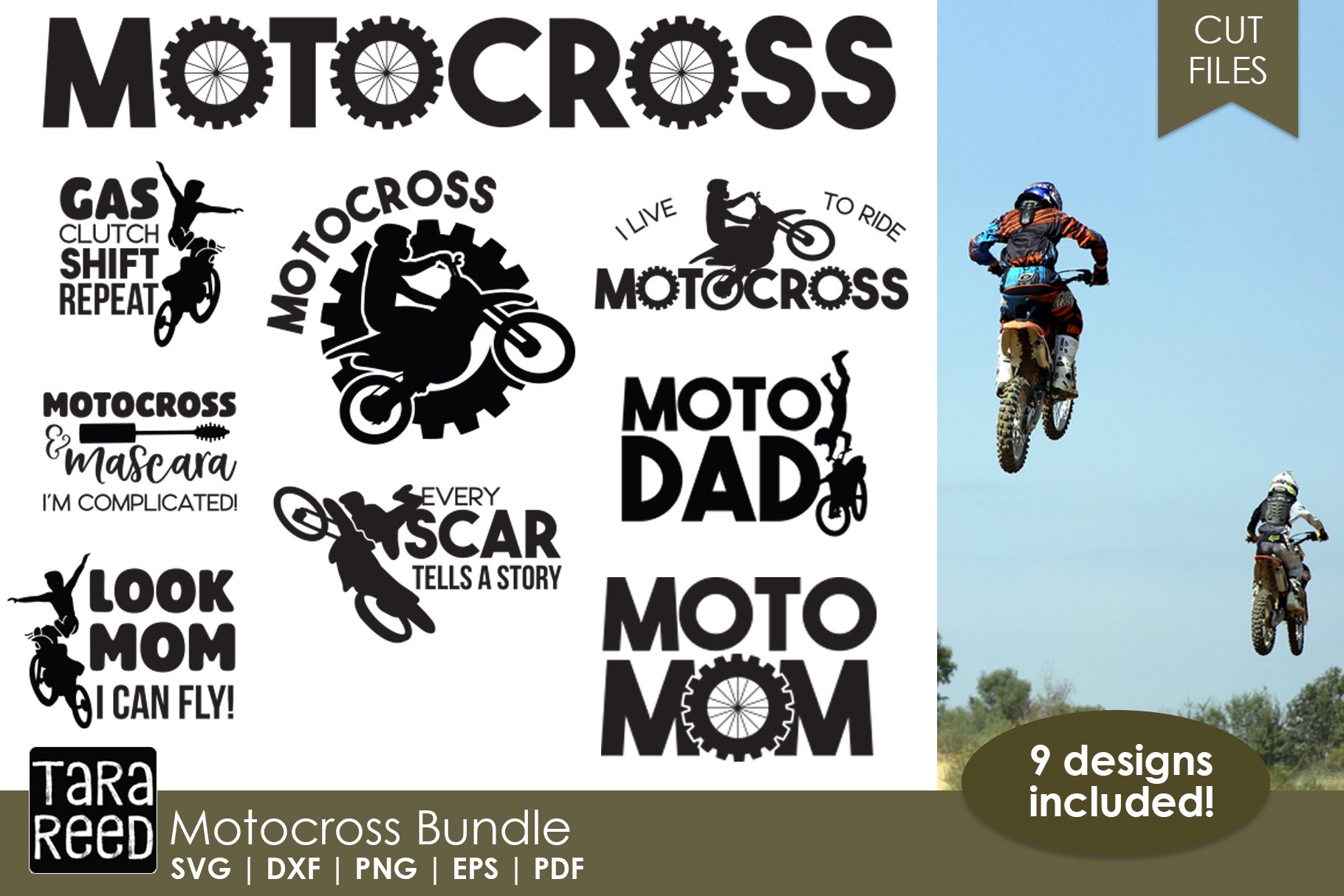 Download Motocross Bundle 80792 Cut Files Design Bundles