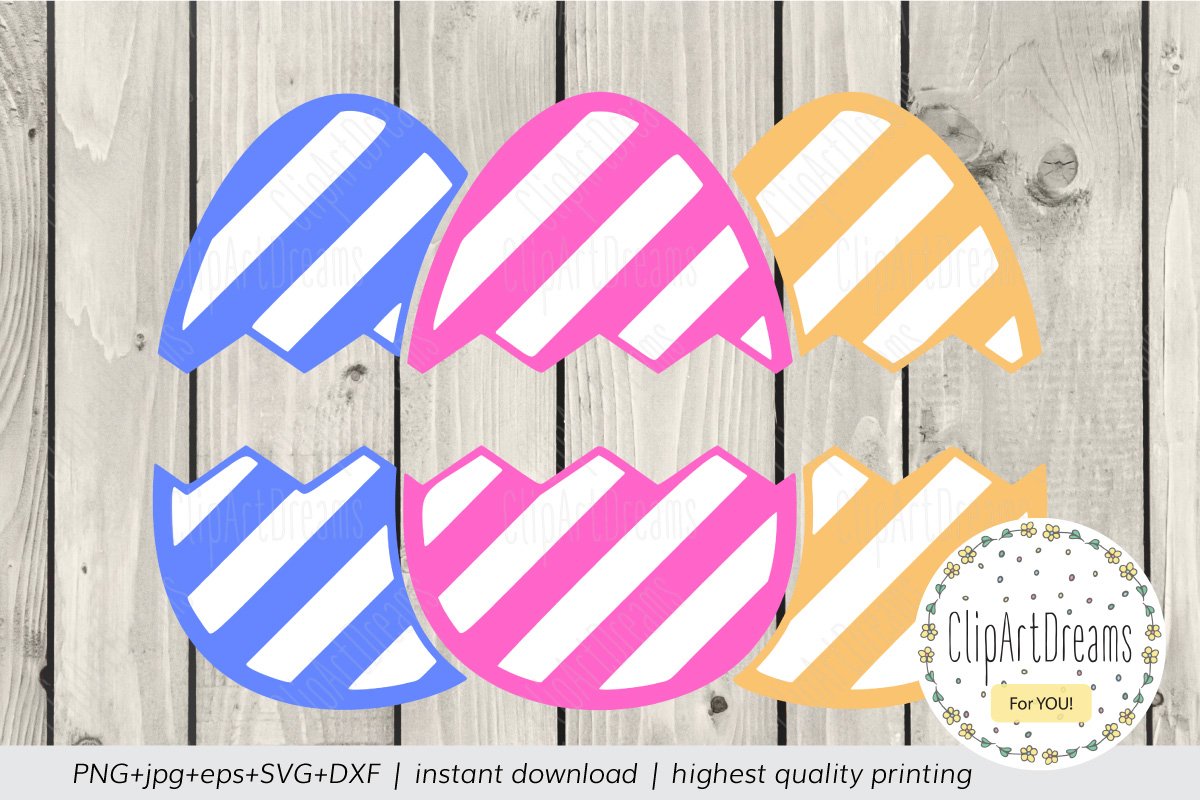Download Split Easter Design Svg Striped Easter Eggs Monogram Svg 515173 Monograms Design Bundles