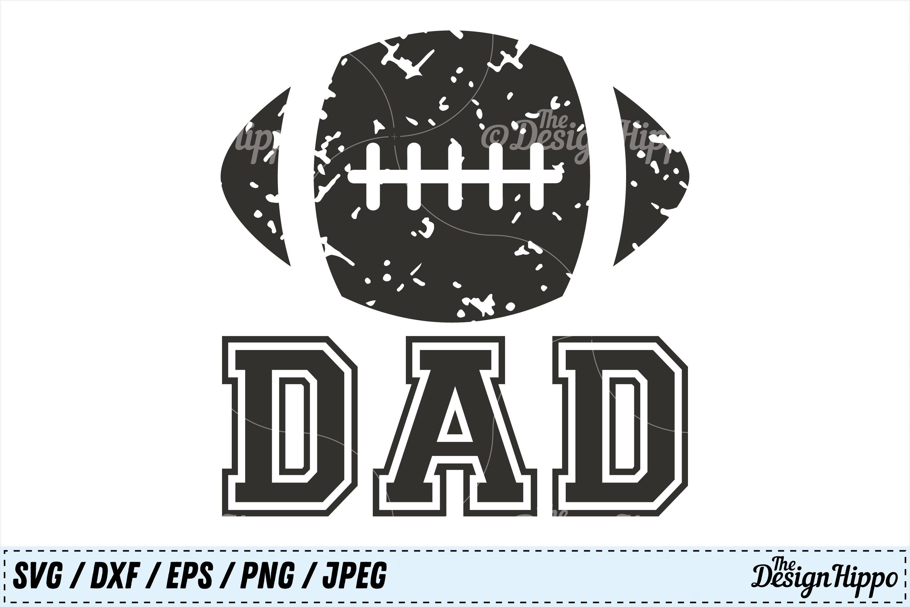 Football Dad SVG, Football SVG, Dad SVG, Grunge SVG, PNG DXF (129343