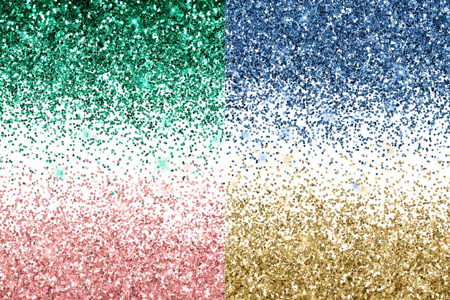 Sparkling Glitter Borders Clipart (232406) Illustrations Design Bundles