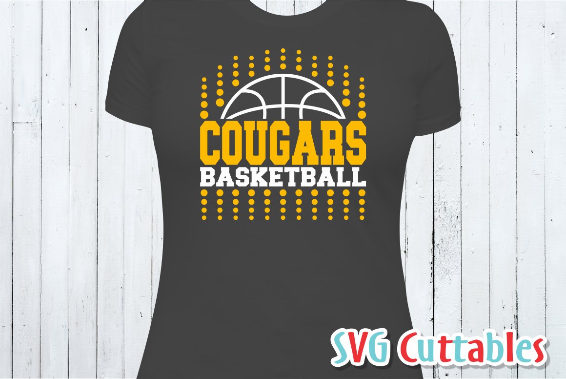 Basketball SVG Basketball Template 0016 Shirt Design (121572) Cut Files Design Bundles