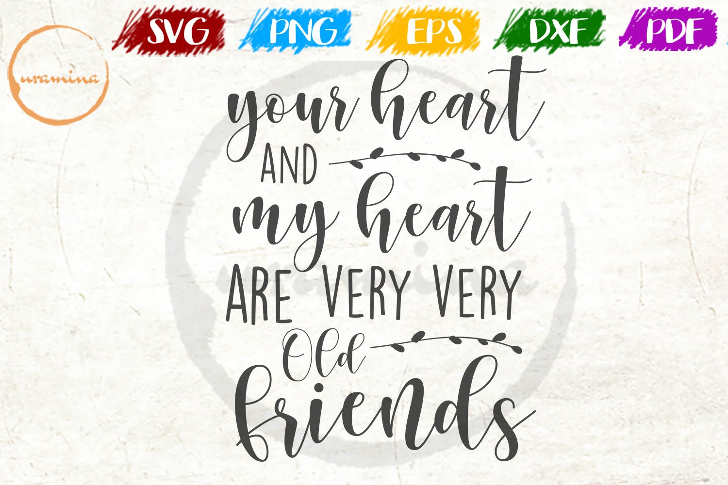 Your Heart And My Heart Love Couple Anniversary Quote Art (560519