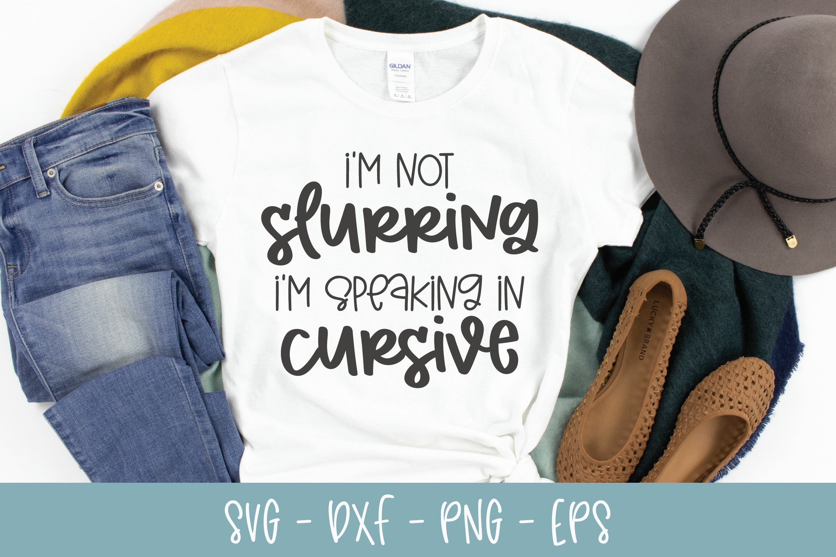 I m Not Slurring I m Speaking In Cursive Funny SVG Cut