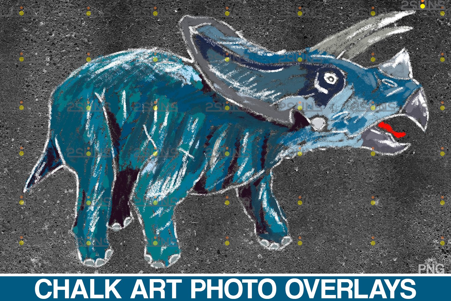 Dinosaurs Chalk art overlays, Dinosaur backdrop (649347