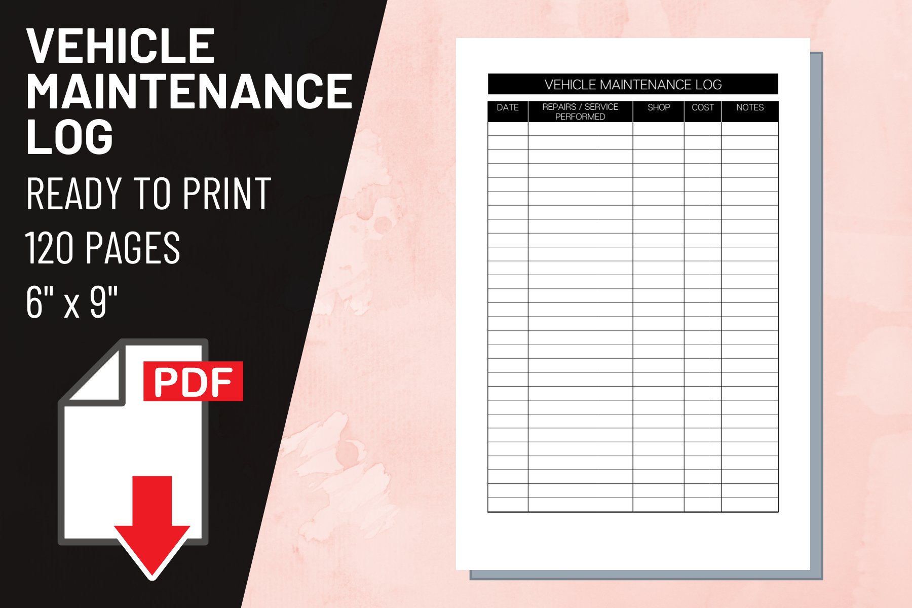 vehicle-maintenance-log-printable-sheet-insert for Vehicle Maintenance Log Free Printable Vehicle Maintenance Log Printable Sheet Insert for Vehicle Maintenance Log Free Printable