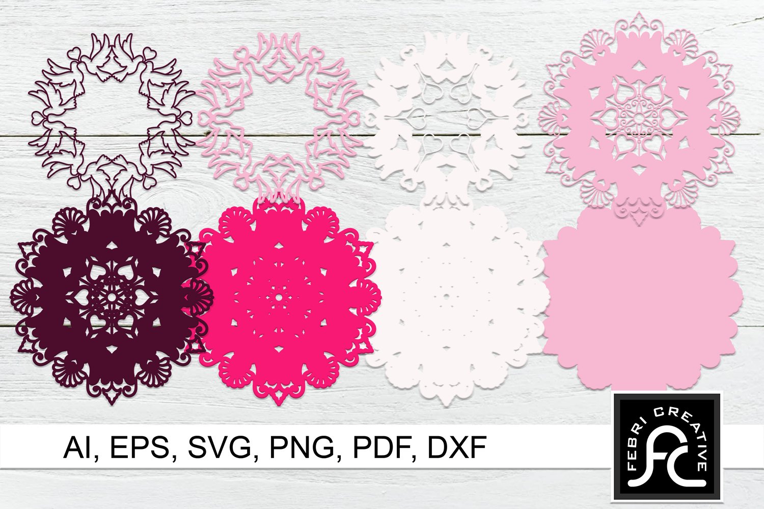 Download 3D Layered Mandala Dove - Love - Valentine - SVG (1141436 ...