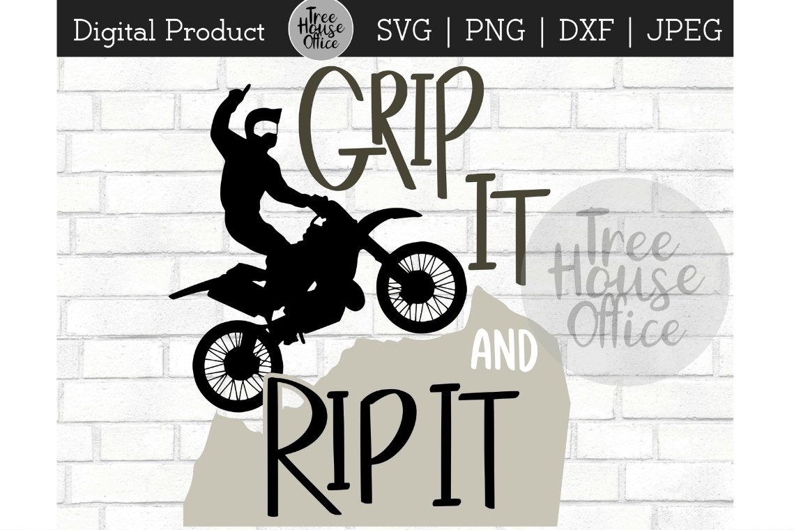 Throttle Out Dirtbike Motocross Dirt Bike Motorcross SVG PNG (968237