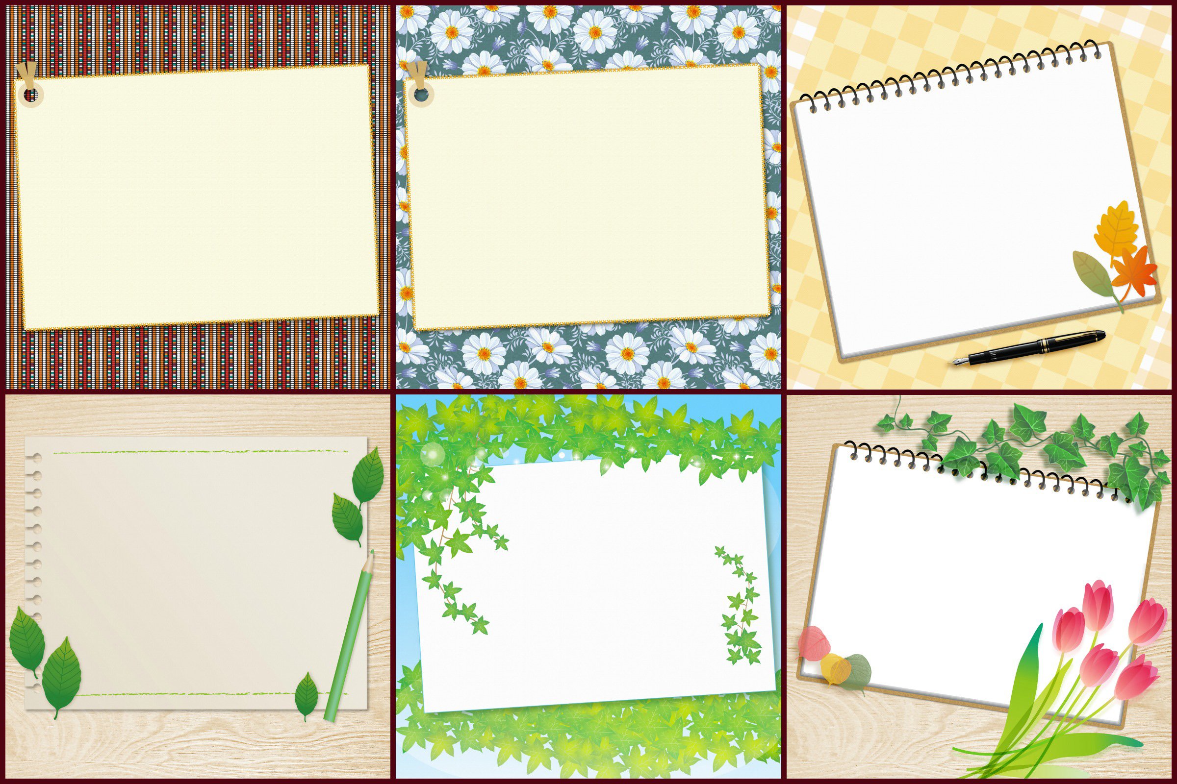 Notepad Variety Digital Paper Pack, Great for Mock Ups (580950