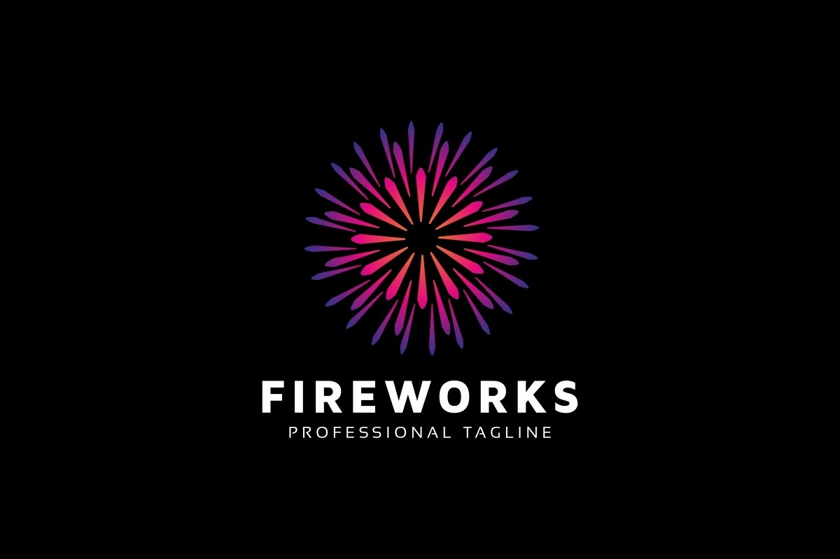 Fireworks Logo (552427) Logos Design Bundles