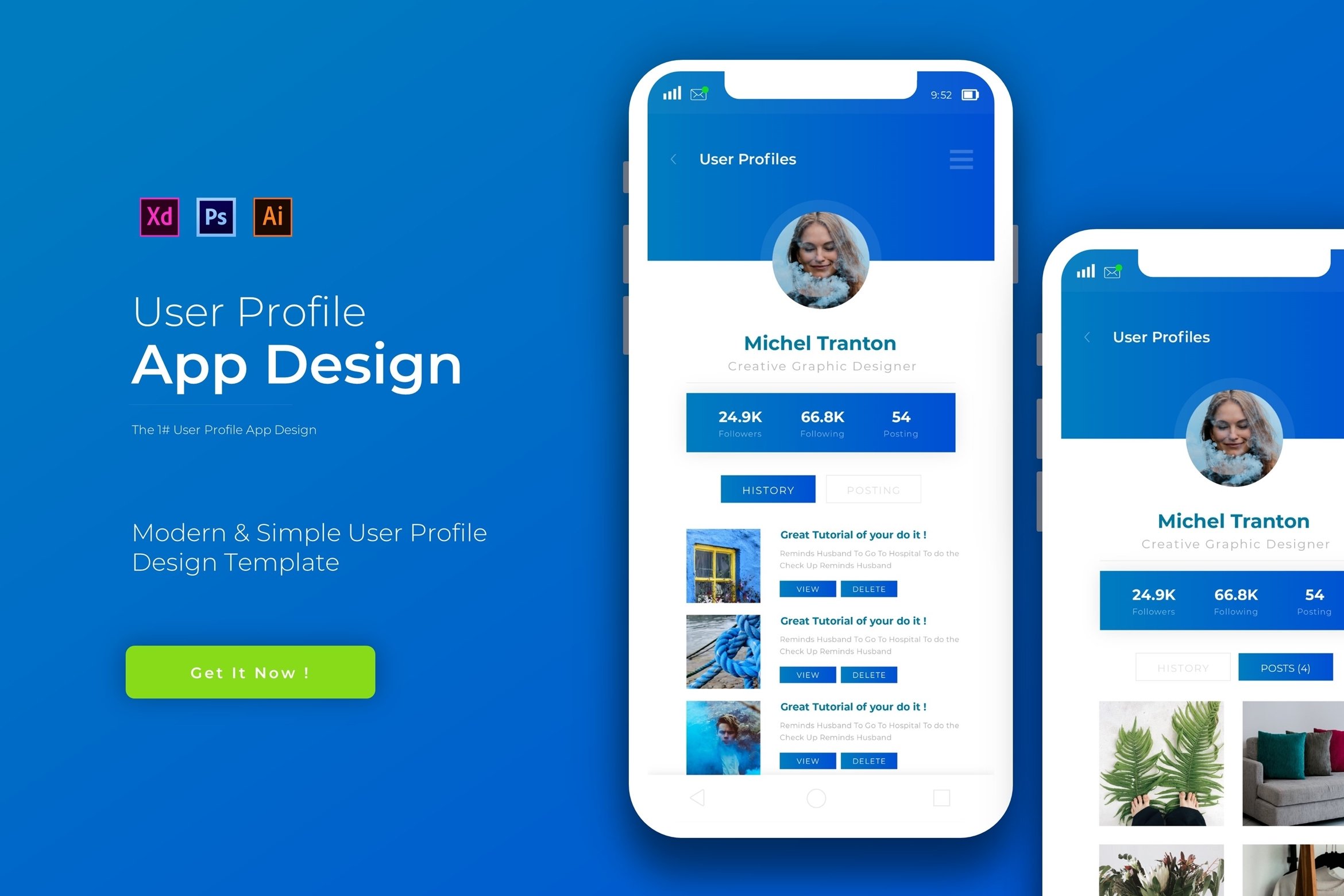 User Profile App Template (800428)