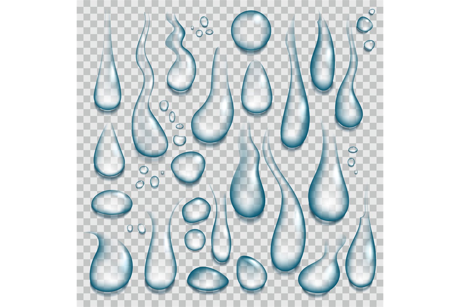Realistic Water Drop Transparent Pure Drops Tears Splash A Objects Design Bundles Realistic Water Drop Transparent Pure Drops Tears Splash A Objects Design Bundles