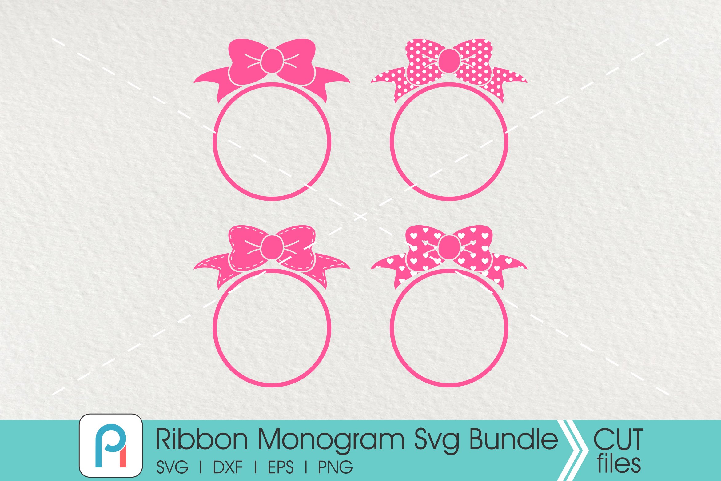 Download Ribbon Monogram Svg Ribbon Svg Ribbon Clip Art 287780 Cut Files Design Bundles