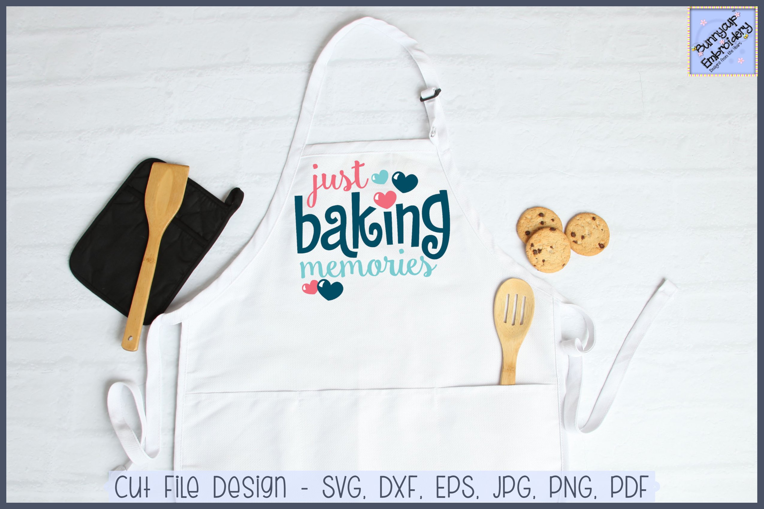 Just Baking Memories SVG, Clipart, Printables (298731) Cut Files Design Bundles