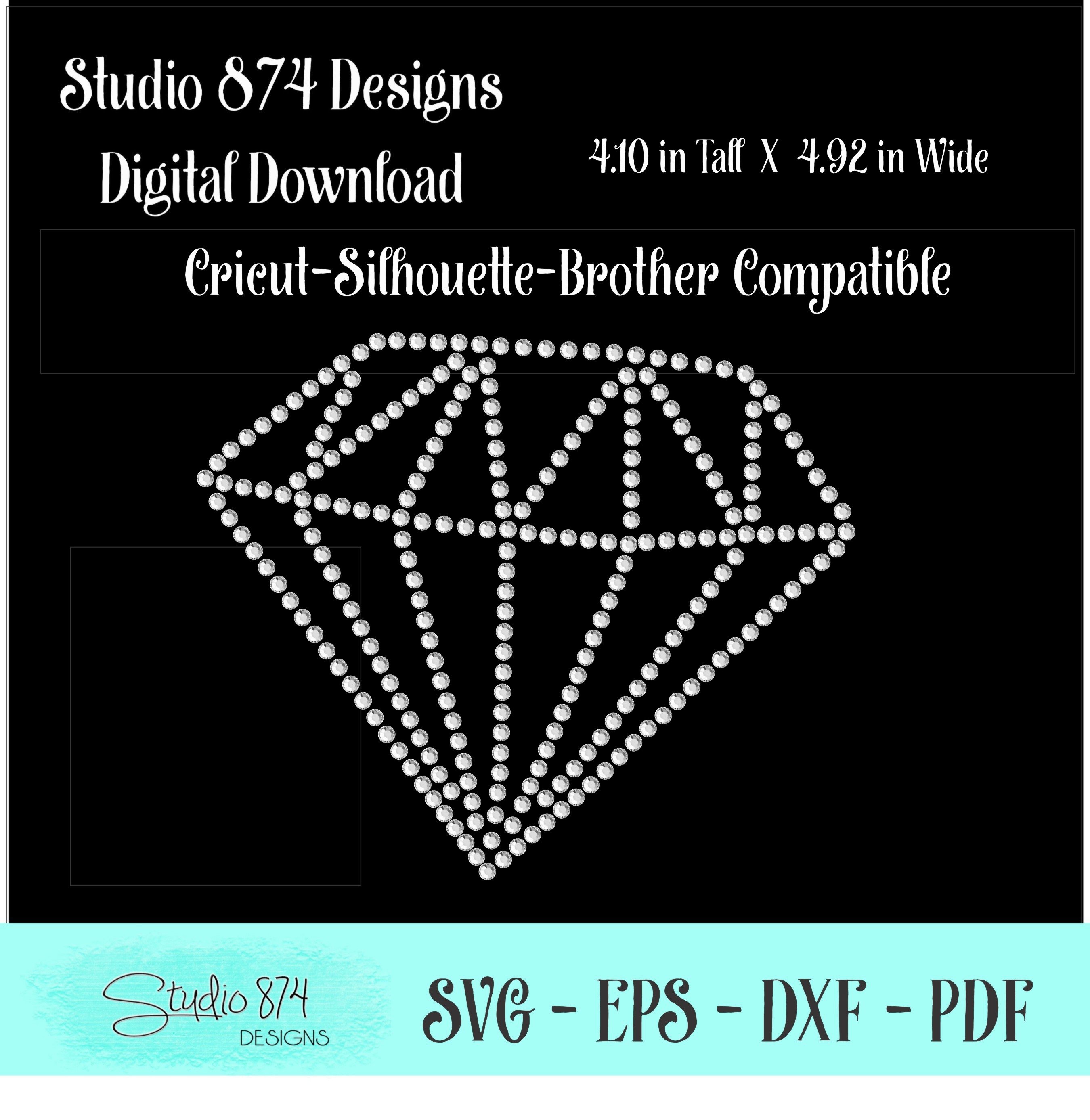 How To Make A Rhinestone Template In Design Space Erojoin
