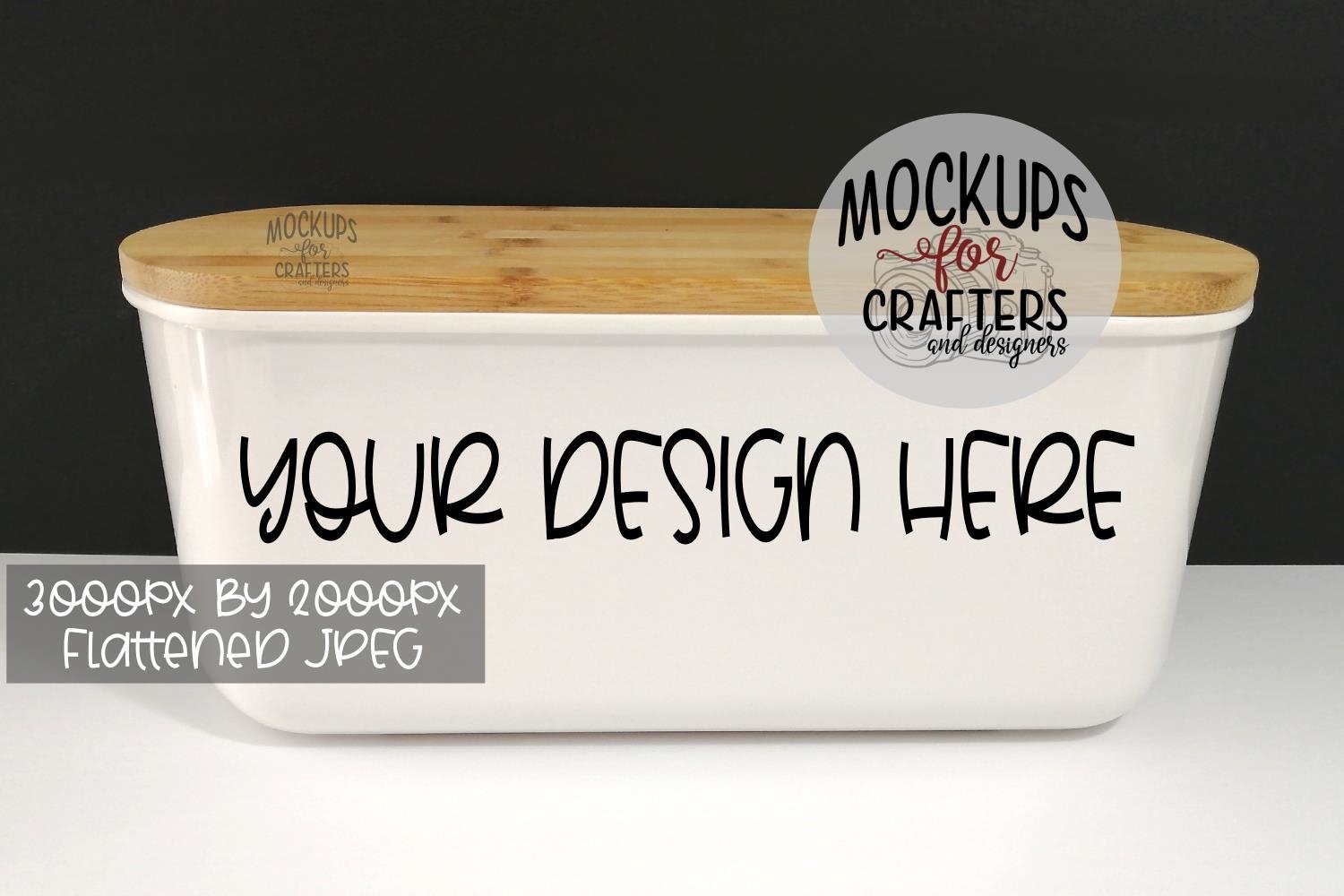 Bread Box, White, Dollarama, Canadian (514170) Household Design Bundles