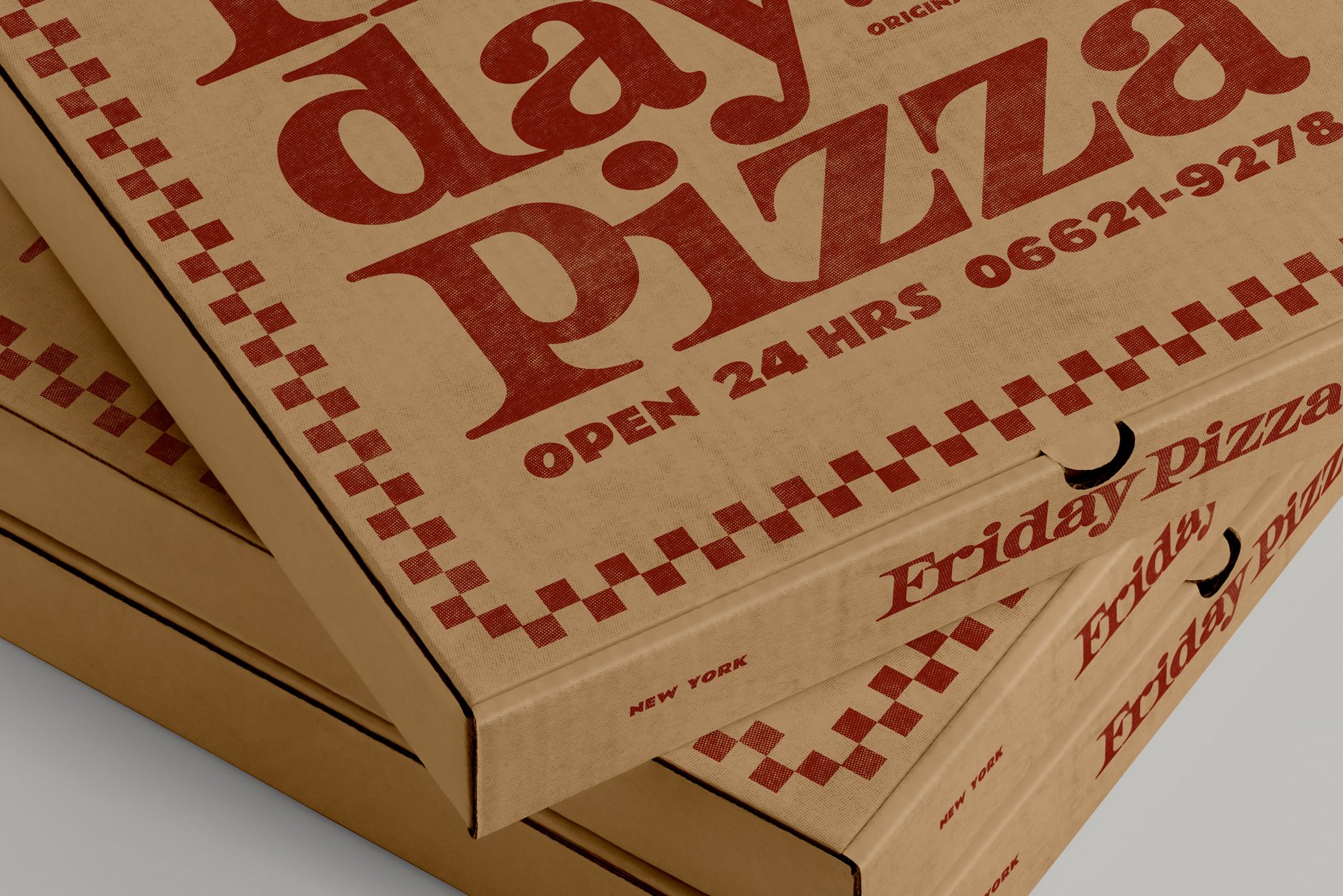 Pizza Box Mockup (854897) Branding Design Bundles