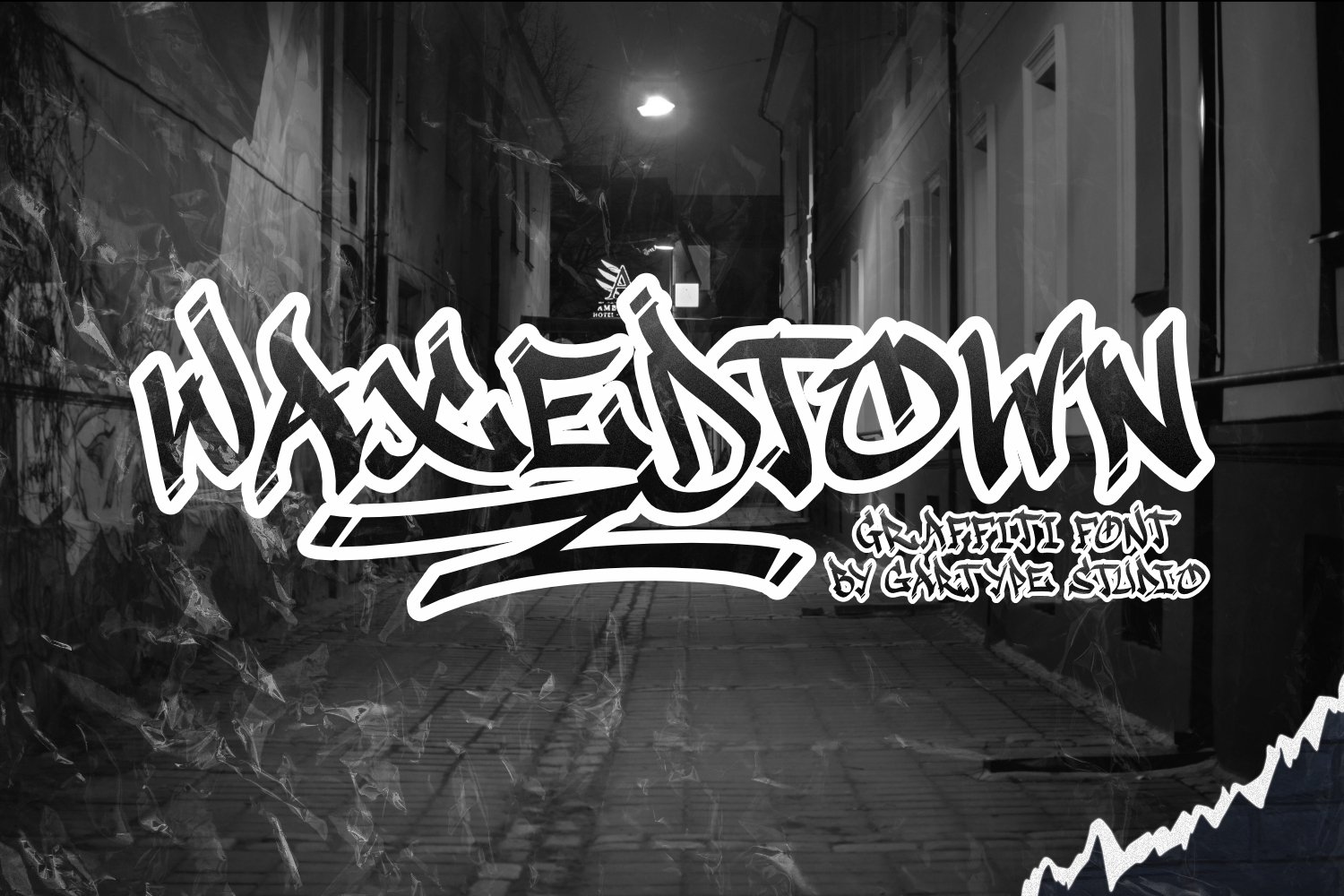 Waxedtown GT - Graffiti font