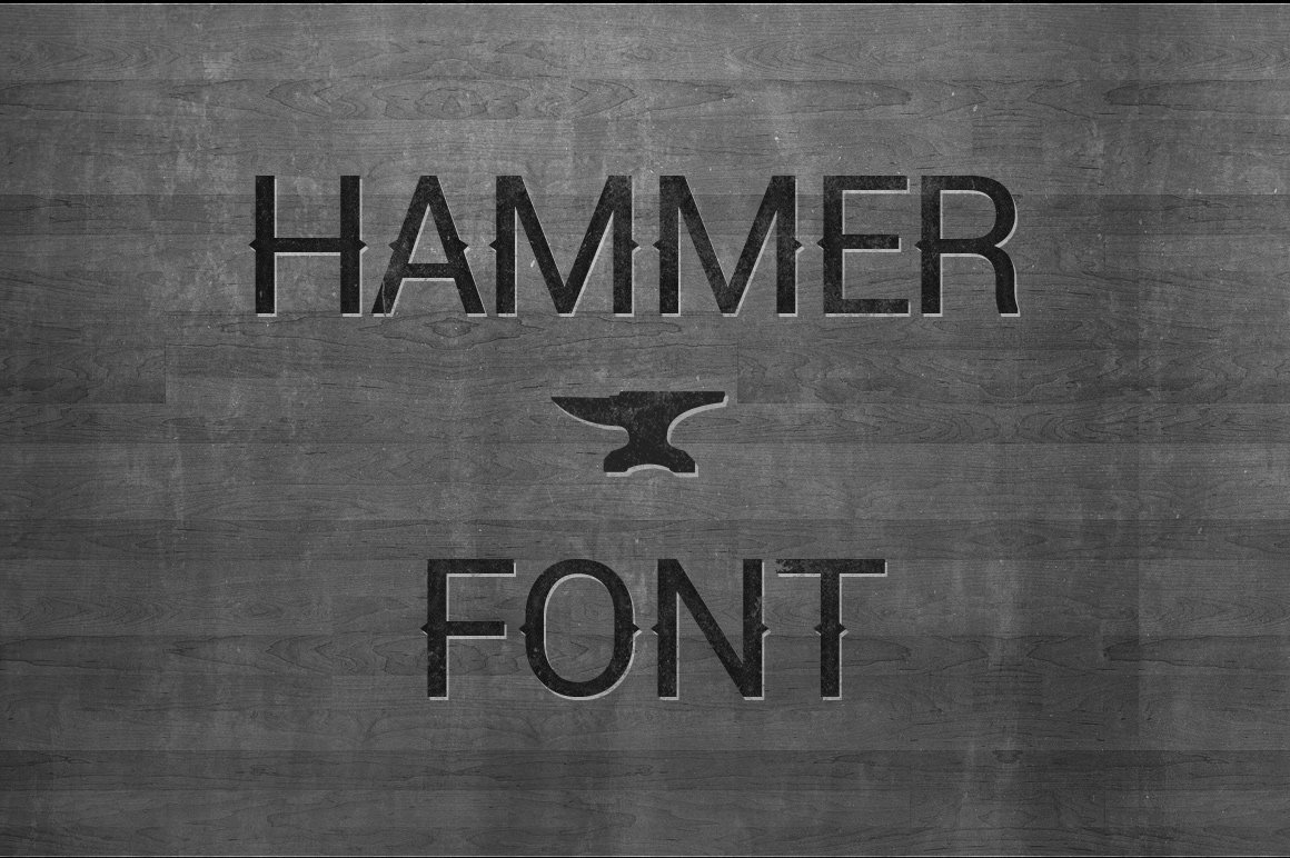 Hammer Font Halloween Display Font (869400) Halloween Font Bundles