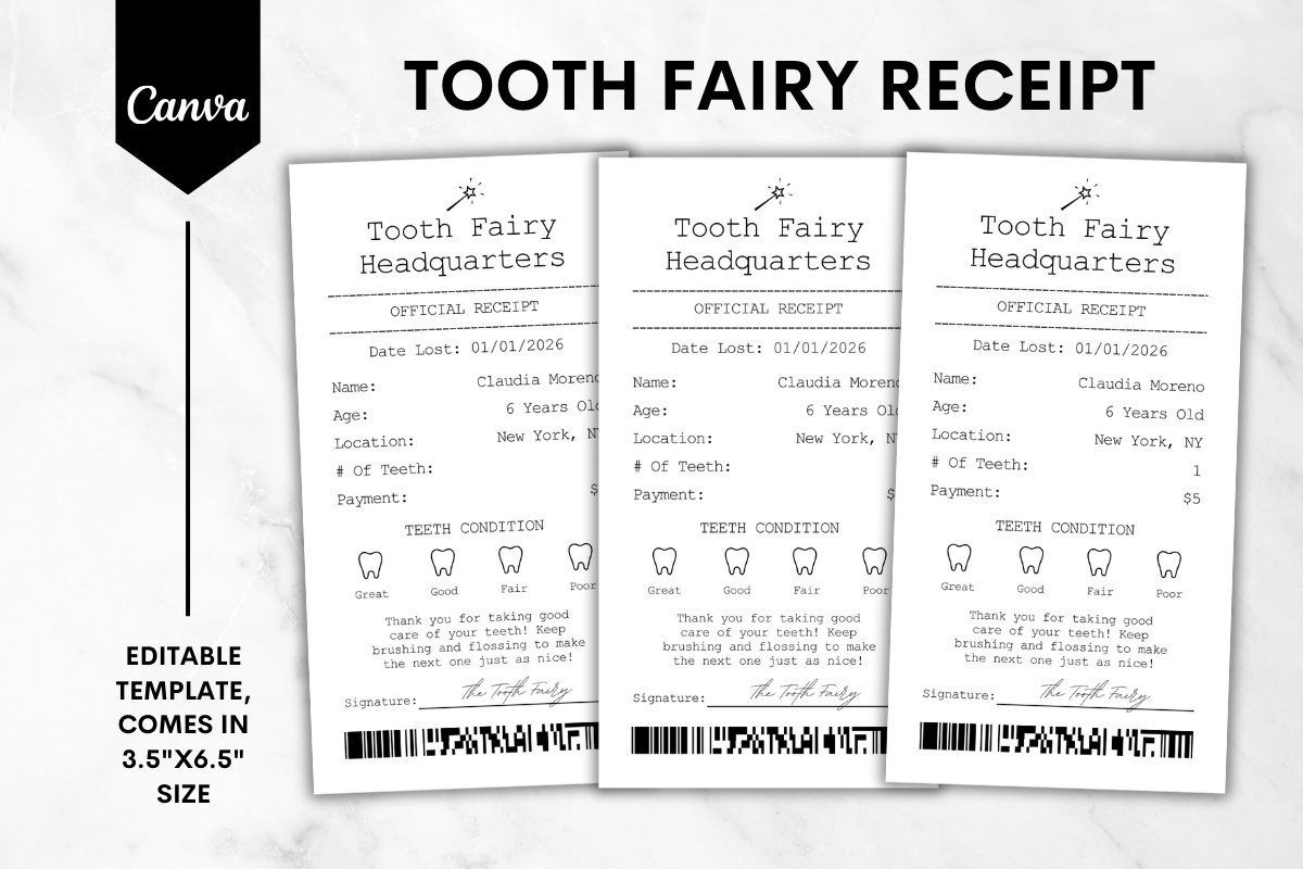 Editable Tooth Fairy Receipt For Kids Template 1 editable-tooth-fairy-receipt-for-kids-template-1