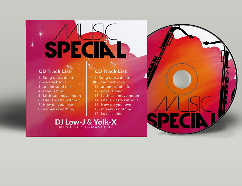 Cd Covers Templates Not A Mockup Presentation Templates Design Bundles