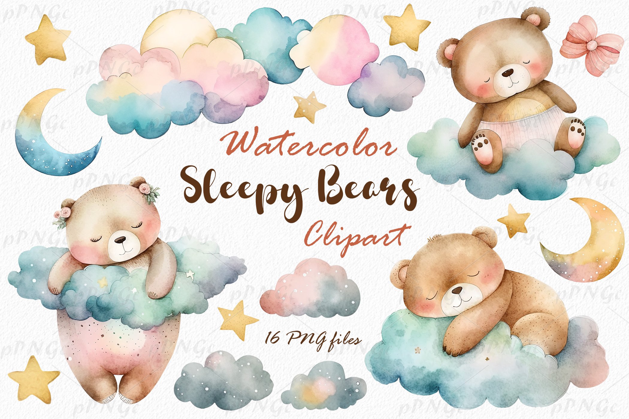 Cute Sleeping Bear
